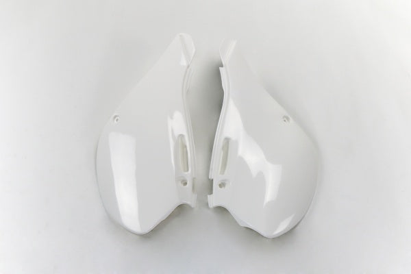 Kawasaki KX Side Panels - White - KA03721#047