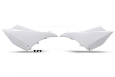 Yamaha YZ Side Panels - White - YA04877#046