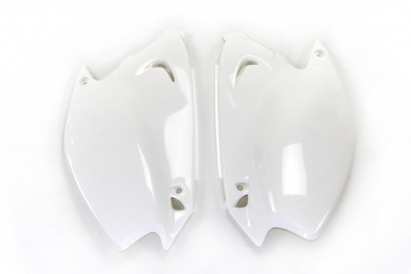 Kawasaki KX Side Panels - White - KA03739#047